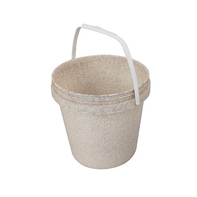 دلاء بلاستيكية مستديرة قابلة للتحلل